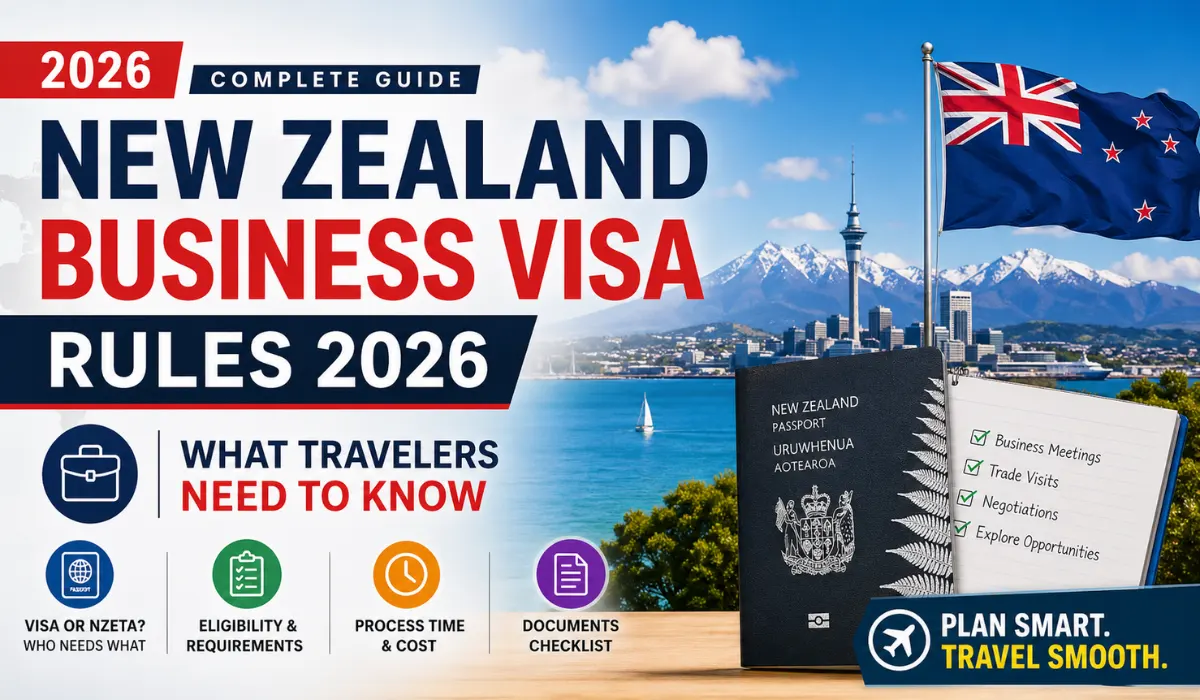 New Zealand Business Visa Rules 2026: What Travelers Need to Know