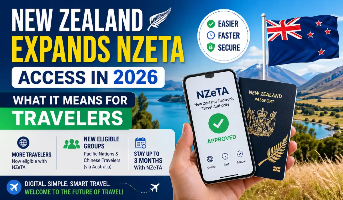 New Zealand Expands NZeTA Access in 2026: What It Means for Travelers