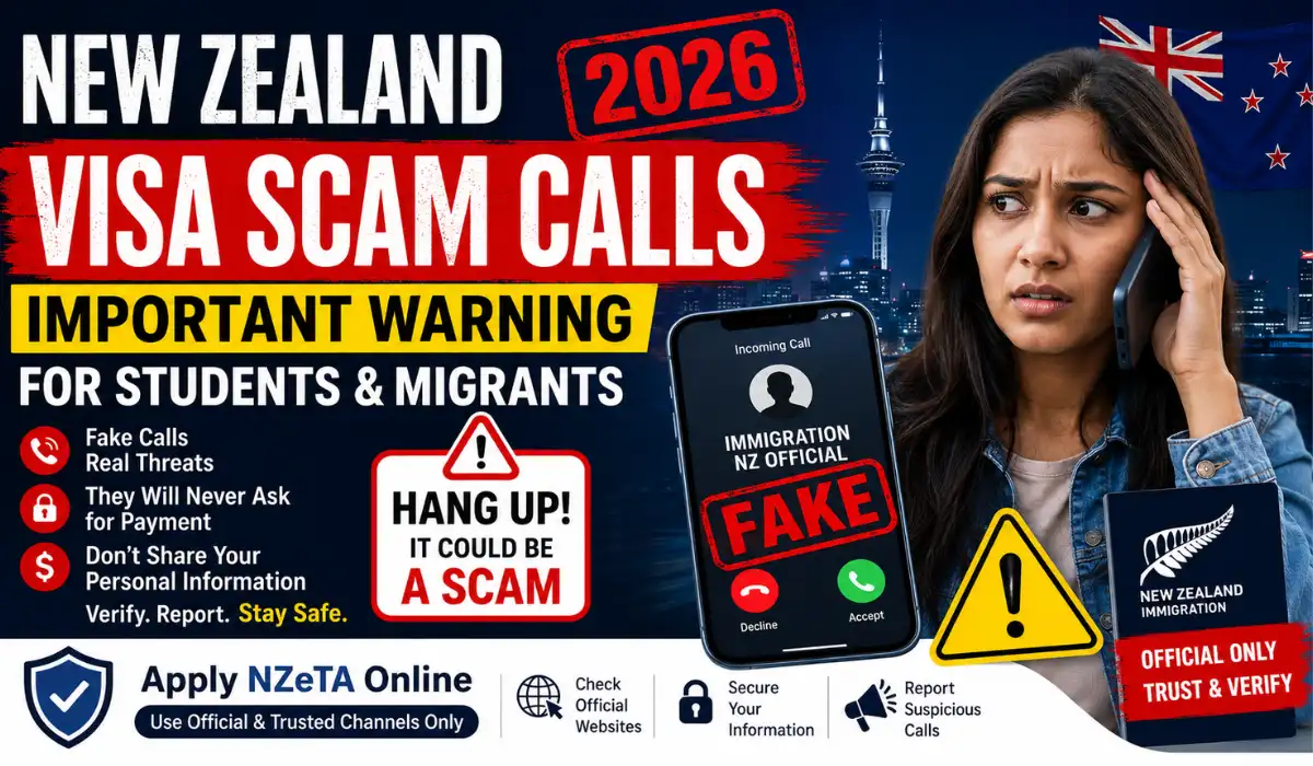 New Zealand Visa Scam Calls 2026: Important Warning for Students & Migrants
